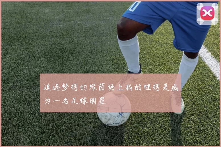 追逐梦想的绿茵场上我的理想是成为一名足球明星