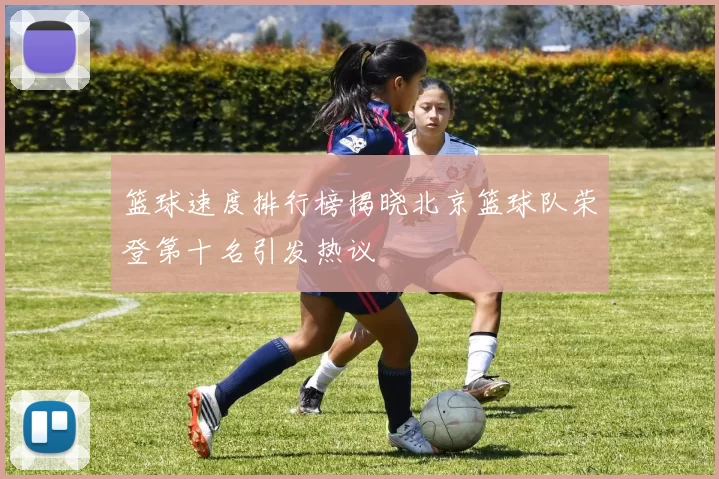 篮球速度排行榜揭晓北京篮球队荣登第十名引发热议