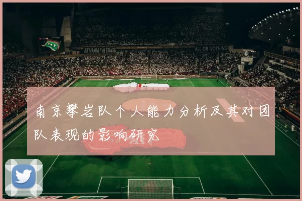 南京攀岩队个人能力分析及其对团队表现的影响研究